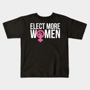 Feminist Resist Crush Patriarchy Elect More Women Kids T-Shirt